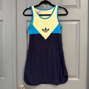 Adidas yellow and Blue Dress